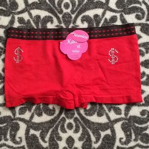 Women's Panties Seamless Red Boy-short